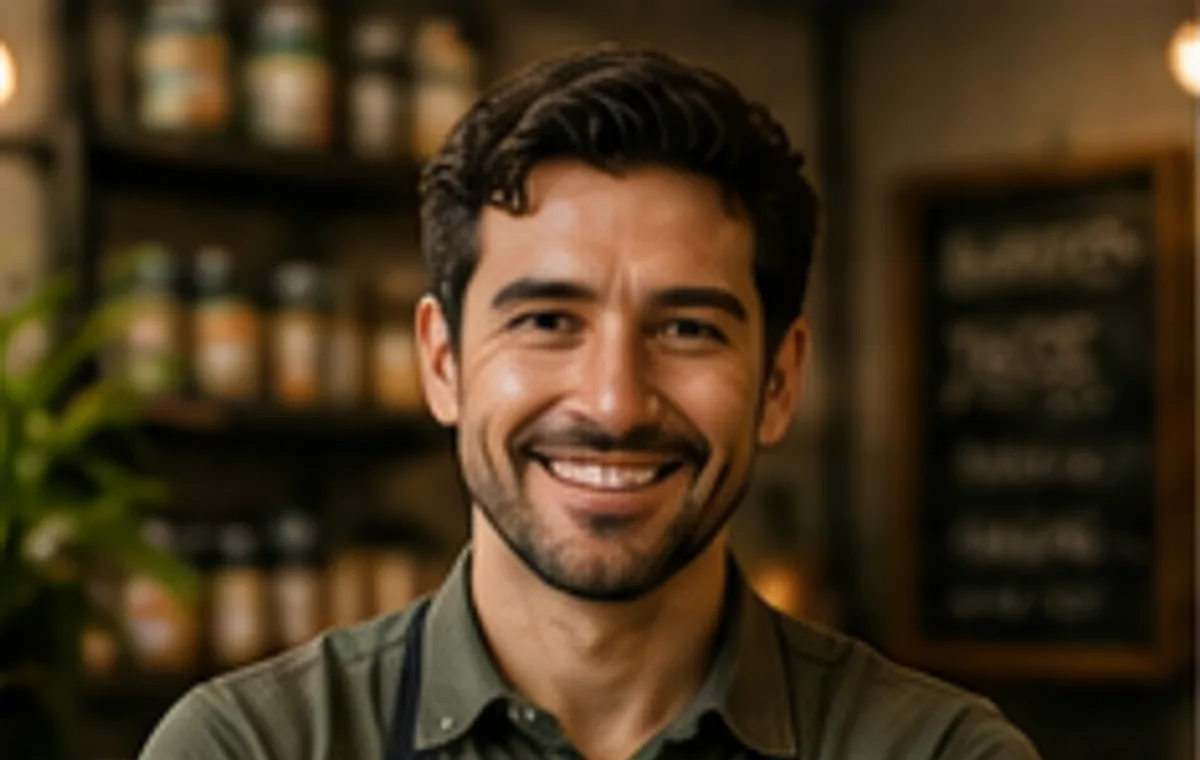 Comerciante satisfecho usando Point Smart 2